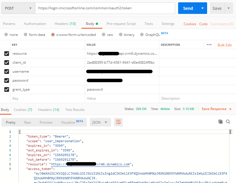 OAuth Resource Owner Password Credential with Postman