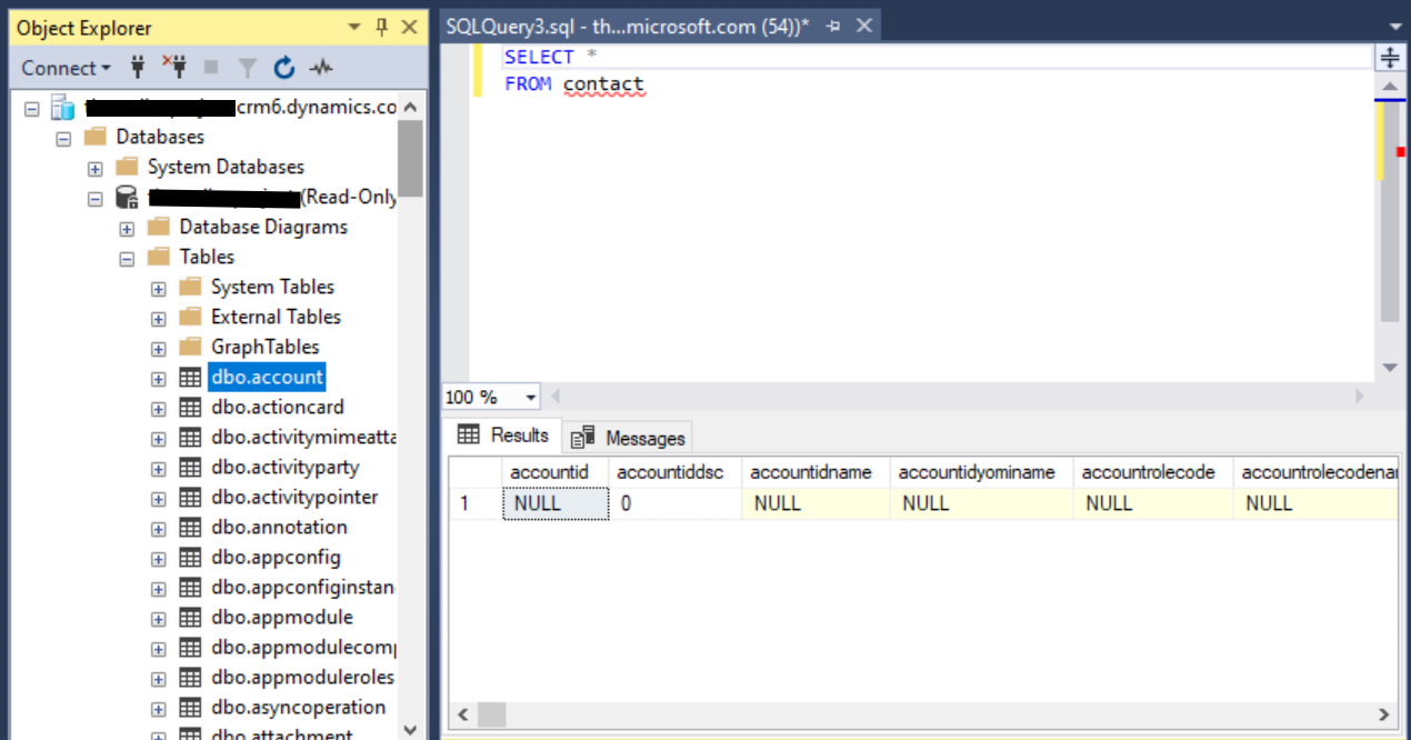 Query CDS with SQL 2